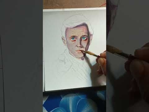 Painting Draco Malfoy from Harry Potter