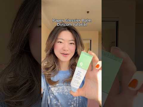 Paper glossier balm dotcom tutorial #diy #papercraft #skincare #beauty