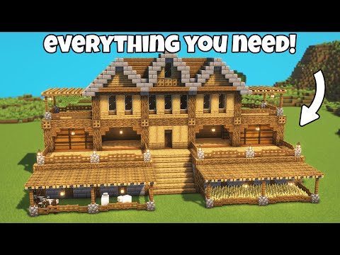 Minecraft Ultimate Survival House Tutorial⚒️