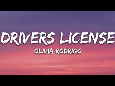 Olivia Rodrigo - Drivers license (Lyrics and No Ads)