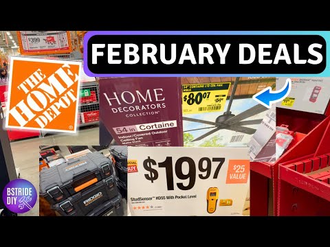 Home Depot February 2025 Deals and sales!