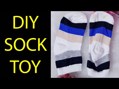 DIY Baby Sock Soft Toy | @CraftStack