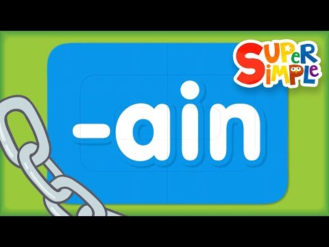 Word Family “ain” | Turn & Learn ABCs | Preschool Learning