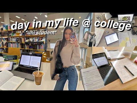 DAY IN MY LIFE as a uni student (studying, classes, homework) *NYU*