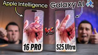 Does Apple’s AI Suck? 16 Pro vs S25 Ultra with Galaxy AI BATTLE!