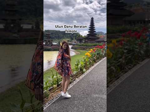 Temple by the Lake Bali Indonesia #shorts #temple  #bali #indonesia #ulundanuberatan #shortvideo