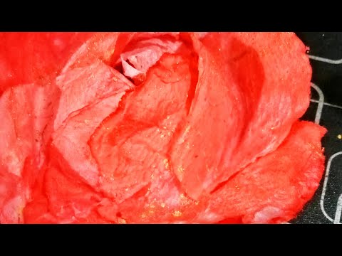 big viral tissue paper rose #diy# like # share # subscribe 😜🤪