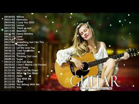 Top Guitar Covers of Popular Songs 2023 - Best Instrumental Music For Work, Study, Sleep