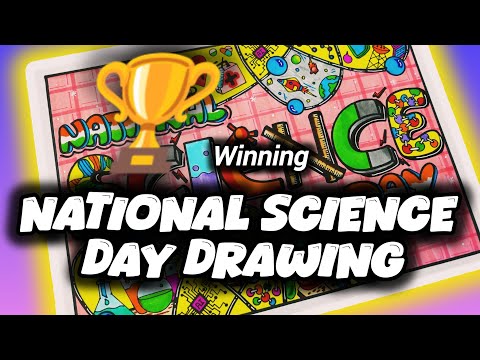 National Science Day Drawing Ideas | Best Posters on Science Day for competition #nationalscienceday