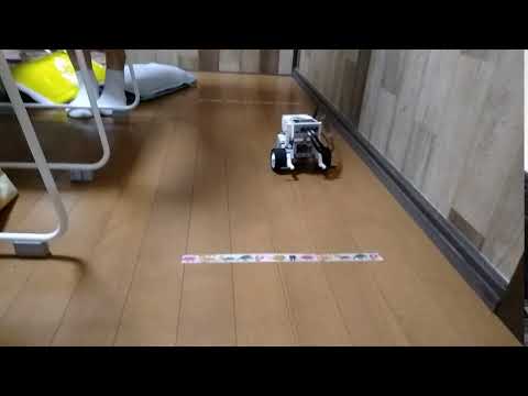 ロボットでプログラミング - 1mでストップ