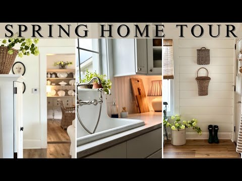 Rainy Day Spring Home Tour | Cozy Cottage Spring Decor