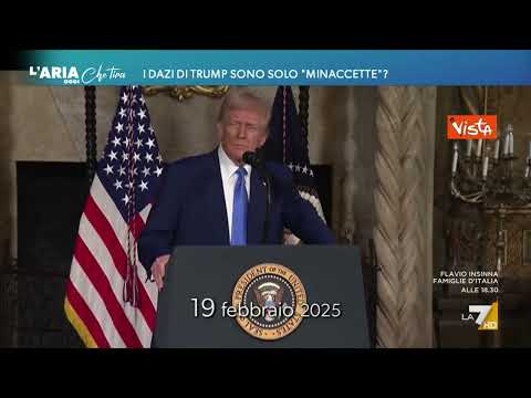 I dazi di Trump sono solo "minaccette"?