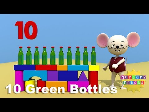 10 Green Bottles | Ten Green Bottles | Learn to count | NurseryTracks