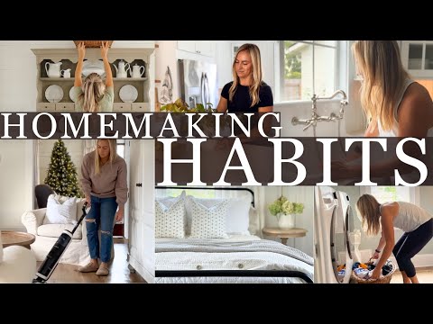 Homemaking Habits when it's all Overwhelming. | Homemaking Motivation