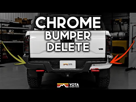 Deleting That Chrome On Your Tacoma Bumper | BumperShellz Install