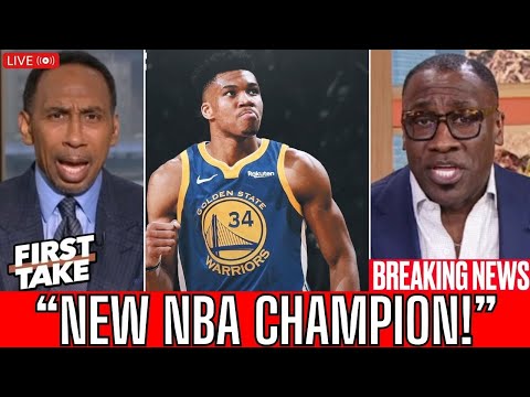 BREAKING: ESPN GOES CRAZY to Giannis Antetokounmpo JOINING the Warriors for NBA Title! Warriors News