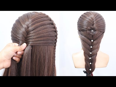 Simply & Beautiful Easy Hairstyle |New hairstyle |Hairstyle for girls|hairstyles for wedding