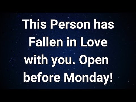 Angels say Shocking! This Person is Madly in Love with You – Open Before Monday! | Angel message