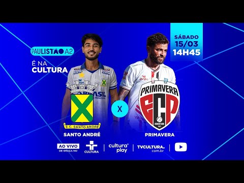 CAMPEONATO PAULISTA A2 | SANTO ANDRÉ X PRIMAVERA | AO VIVO E COM IMAGENS - (15/03/2025)