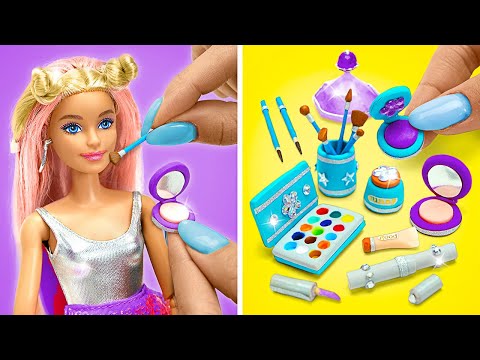 DIY Miniature Cosmetics for Dolls! Fun Doll Crafts