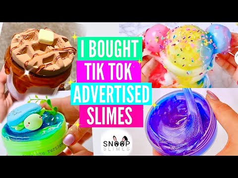 *Tik Tok Recommended* I Bought The First 5 Slimes Tik Tok Recommended Before It’s Banned Review