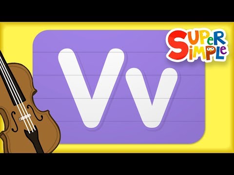 Learn the ABCs | Letter V | Super Simple ABCs | ​​🌈 Super Simple ABCs