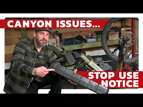 URGENT STOP USE - Canyon eMTB Safety Notice