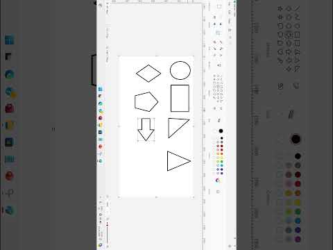 How to create shapes in MS Paint  #windows #computer #technology #windows