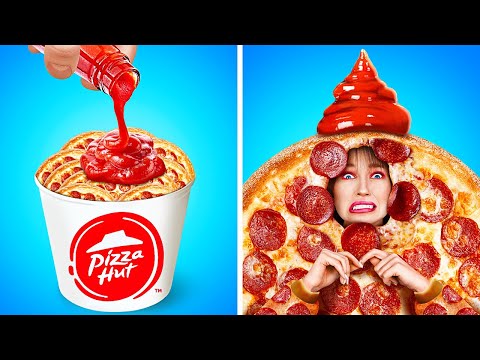 IF FOOD WERE PEOPLE | Funny Food and Makeup Situations by 123 GO! Series