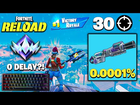 Fortnite Reload | High Kill Solo UNREAL Ranked Win Gameplay (Keyboard & Mouse ASMR) Chug Cannon?!