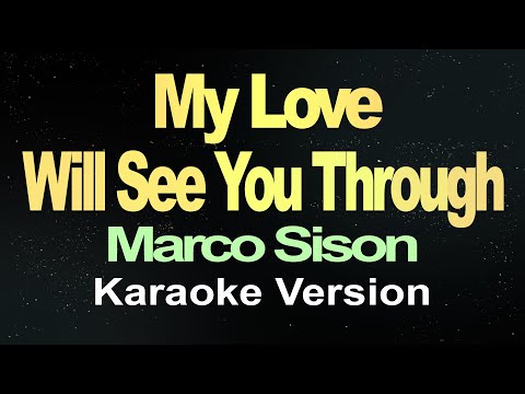 My Love Will See You Through - Marco Sison (Karaoke)