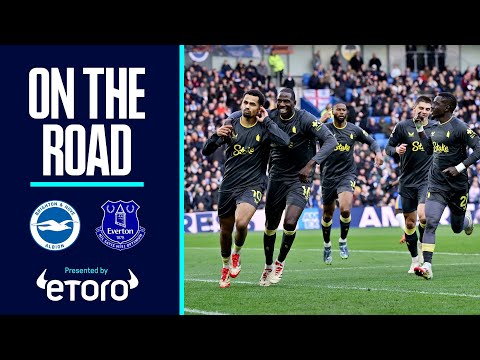 BLUES BATTLE FOR THREE BIG POINTS AT BRIGHTON 💪 | On The Road: Brighton and Hove Albion 0-1 Everton