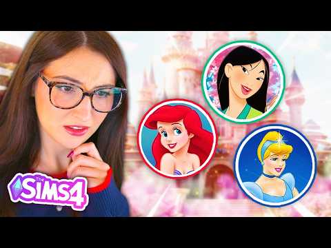 each room is a different DISNEY PRINCESS in the sims 4