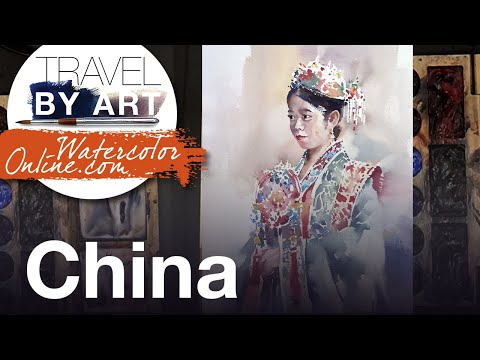 #241 Wedding Ceremony (Watercolor Portrait Demo)