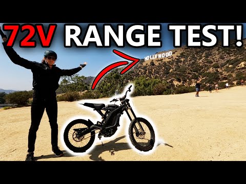 You Won't Believe the NEW 72v Sur Ron RANGE!