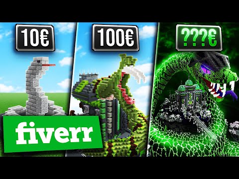 Ich kaufe NEUE MINECRAFT BAUWERKE für 10€, 50€, 100€, 500€ und ???€