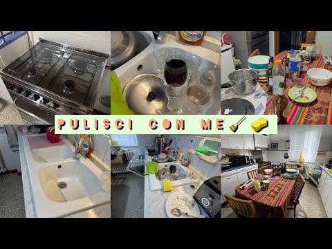 Puliamo la cucina dopo la festa di compleanno