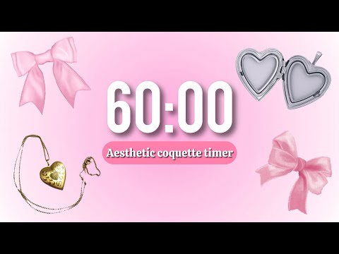 Coquette timer ~ 1 hour aesthetic timer