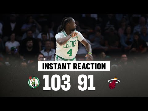 INSTANT REACTION: Celtics earn tough road win in Miami against the Heat