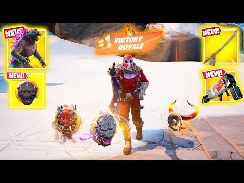 Magneto ( Godzilla Portal ) vs NEW 3 MEDALLIONS & MYTHIC WEAPONS ( NEW! FORTNITE CHAPTER 6 )