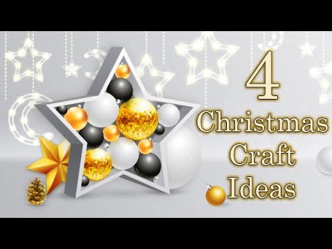 ❄️ 4  Ideas Christmas Decorations 🎅 Christmas decoration ideas for home🎄DIY Christmas Crafts Ideas