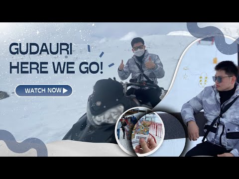 GUDAURI SKI RESORT PART 1 // CABLE CAR, SNOWMOBILES AND GROCERY FOR THE NIGHT