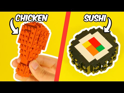 LIFE SIZE LEGO FOOD…