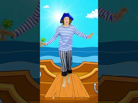 Ahoy there! Here Come the Pirates 🏴‍☠️🦜 #shorts #kidssongs