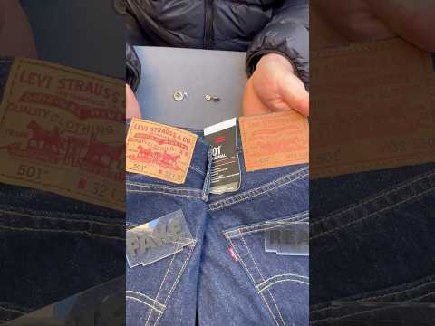 Fake vs Real Levi's 501 Jeans