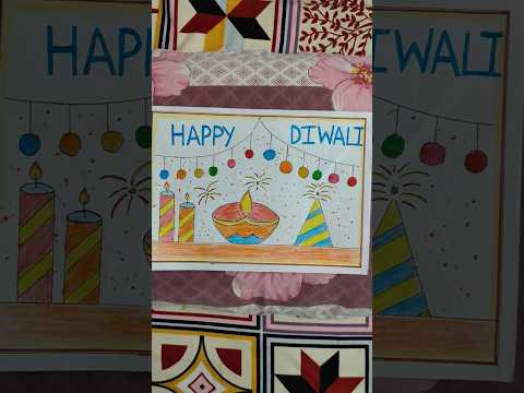 Diwali drawing #diwali  #ytshorts #trending #short #shortvideo #shortsfeed #viralvideo #easydrawing