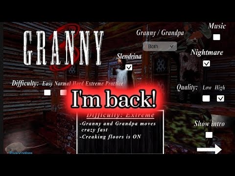 Granny 3 on the Hardest Item Preset for Train escape in Extreme Nightmare Mode