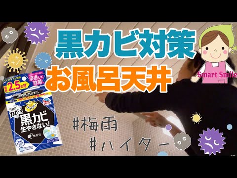 風呂天井のカビ対策/梅雨に向けて、隙間に潜むカビを、防カビ剤でやっつける！