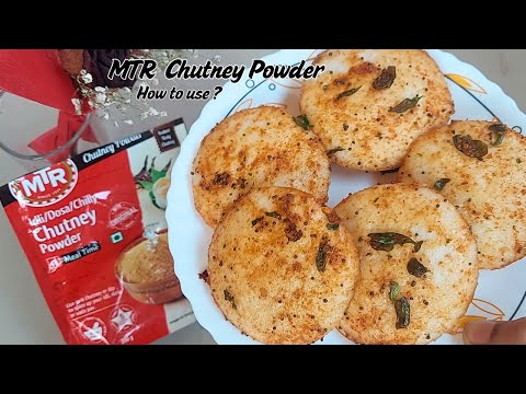 MTR Idli Dosa Chutney Powder Review & Recipe in Hindi MTR Podi Powder Review