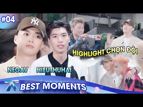 Anh Trai Say Hi BEST MOMENTS #4: Highlight chọn đội tập 3, HIEUTHUHAI - Negav anh em "tương tàn"